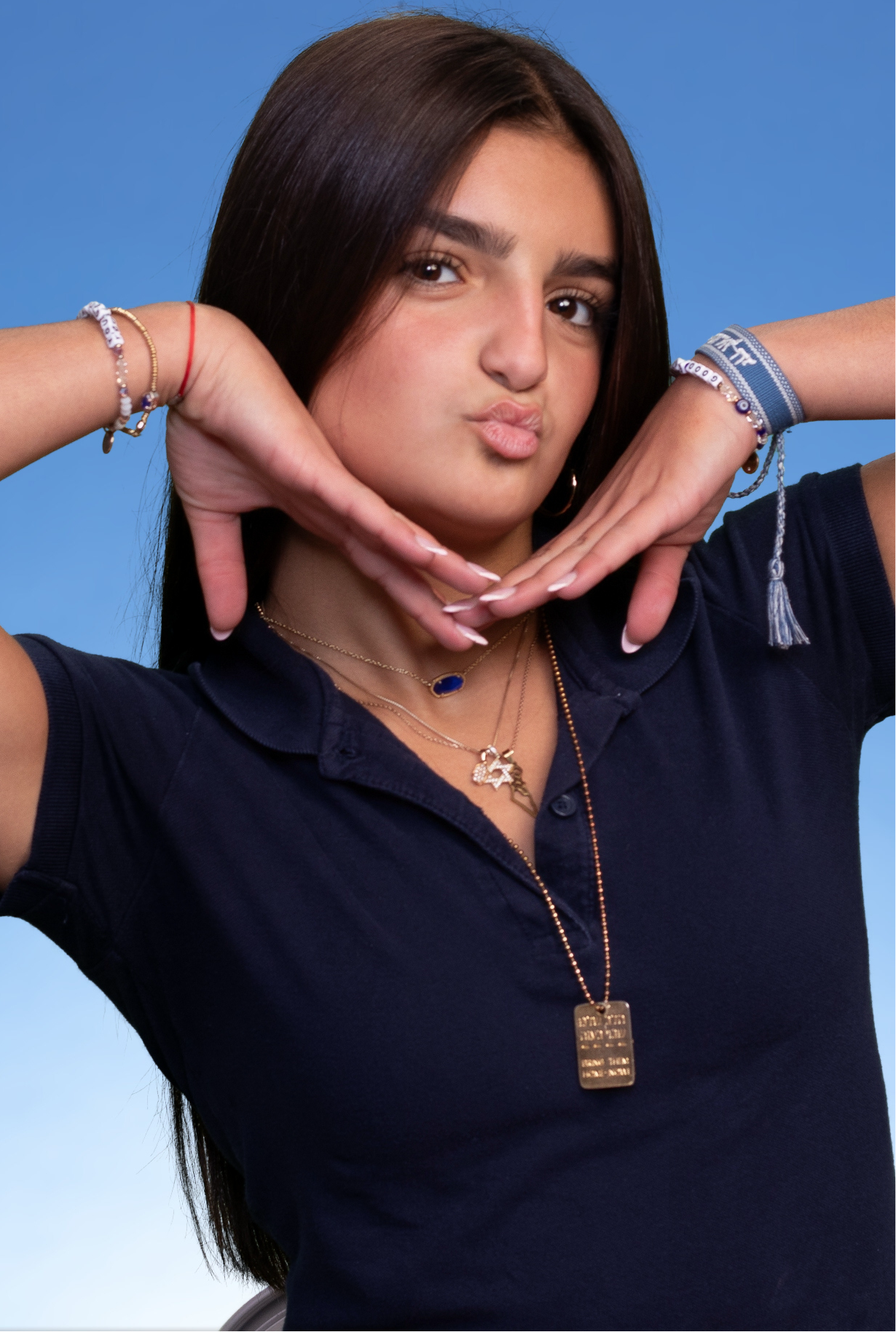 Necklace-Bring them Home Dog Tag Gold