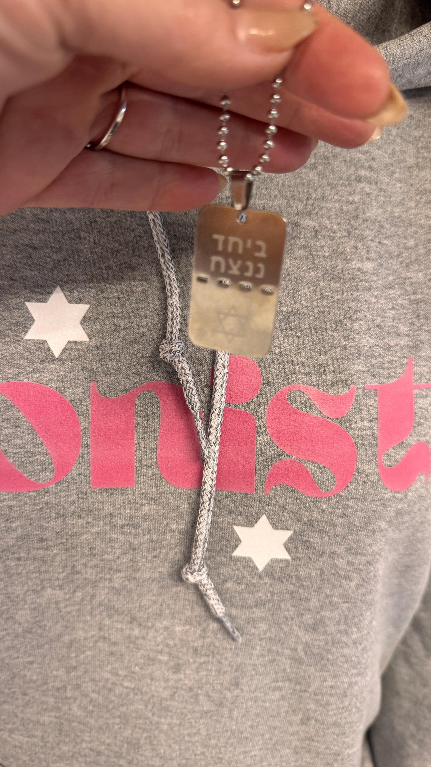 Necklace- Bring them Home Dog Tag stainless
