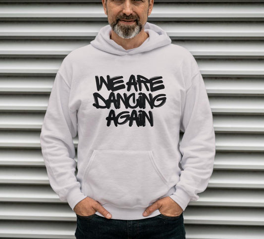 Graffiti We are Dancing Again Hoodie- sand