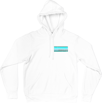 I will bless those who bless you hoodie- white