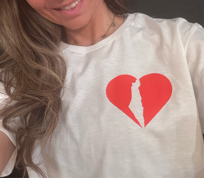 My Heart is with Israel T-shirt