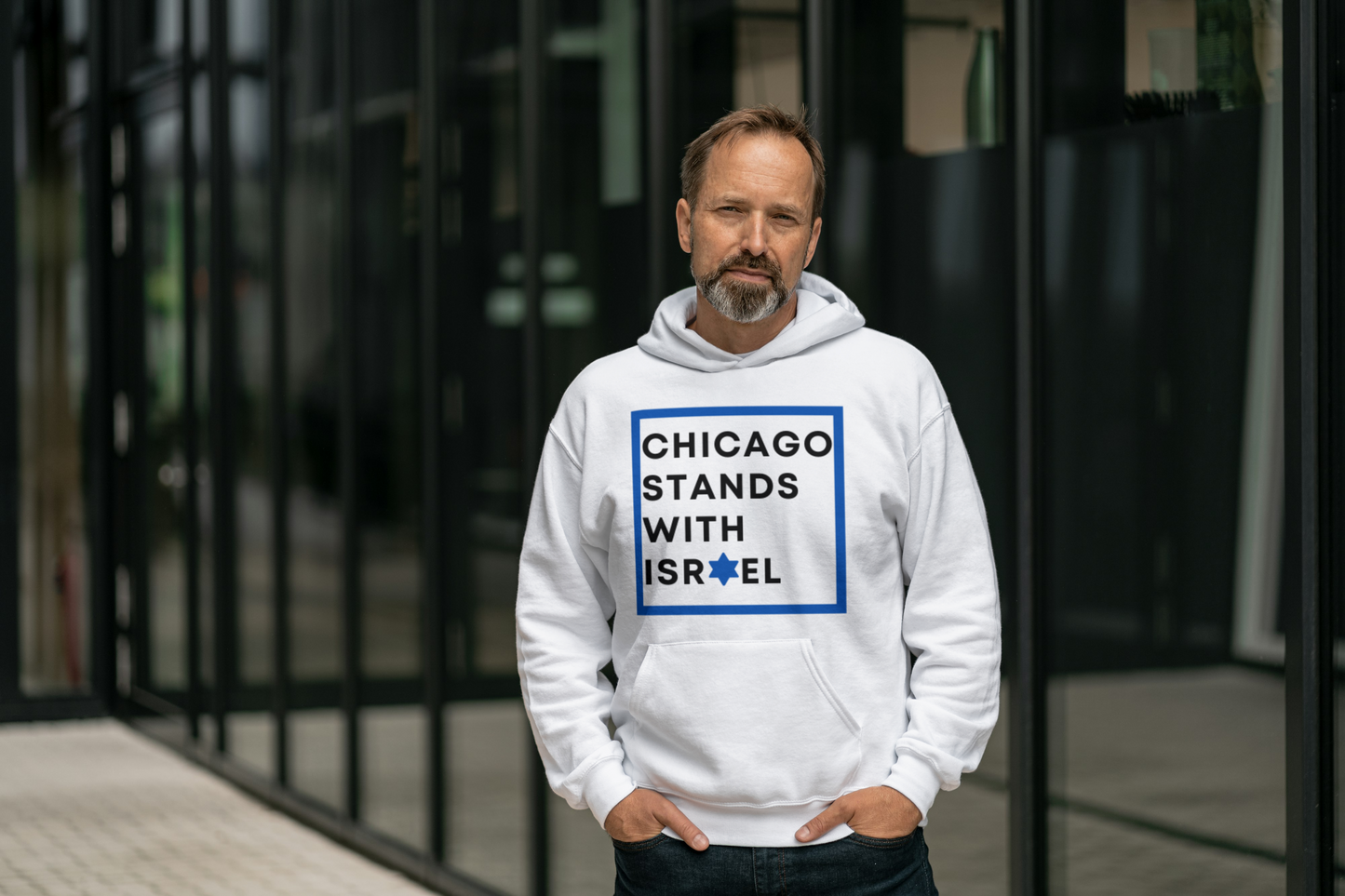 Stand with Israel - Chicago, IL Hoodie