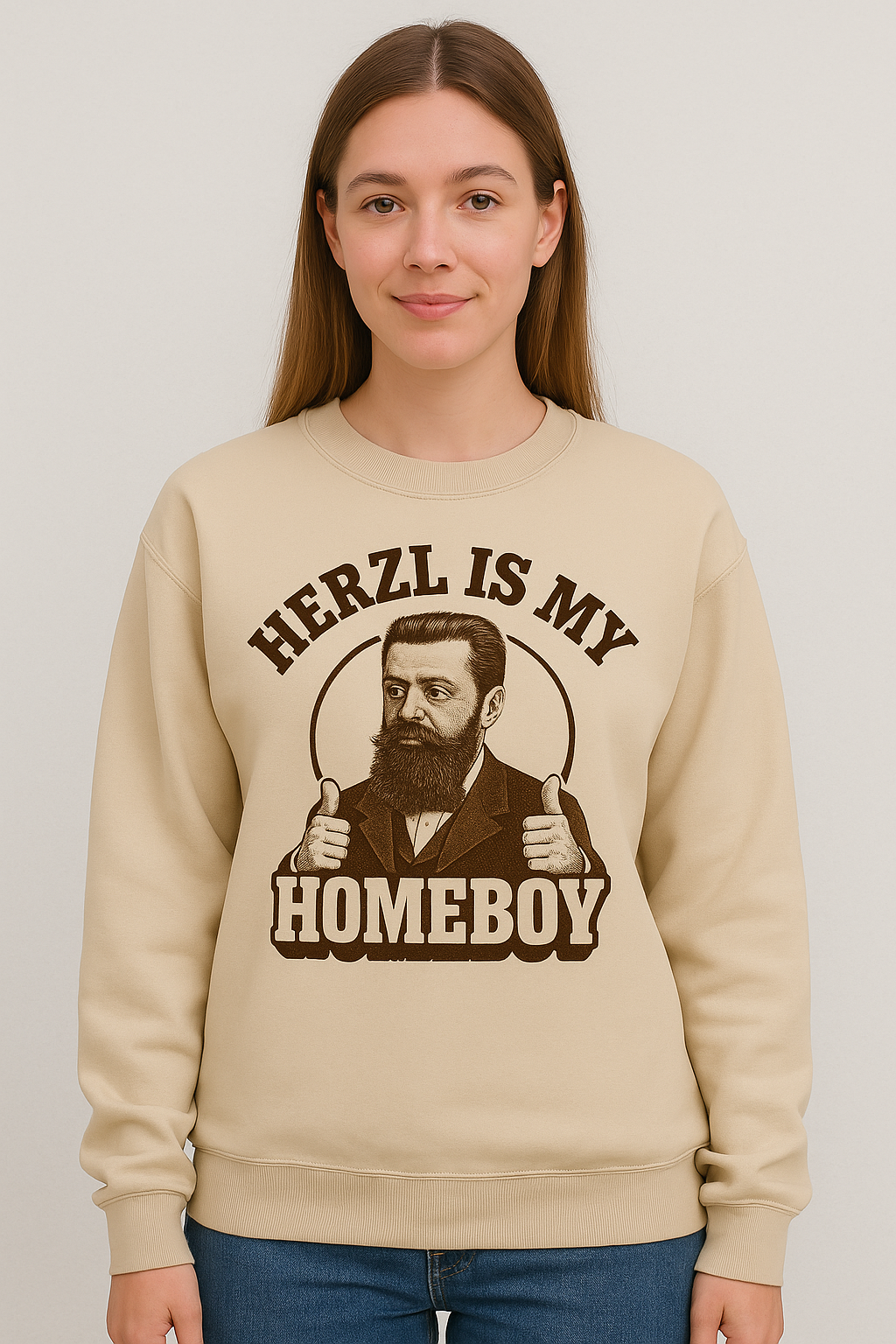 Hertzl is my homeboy - crewneck