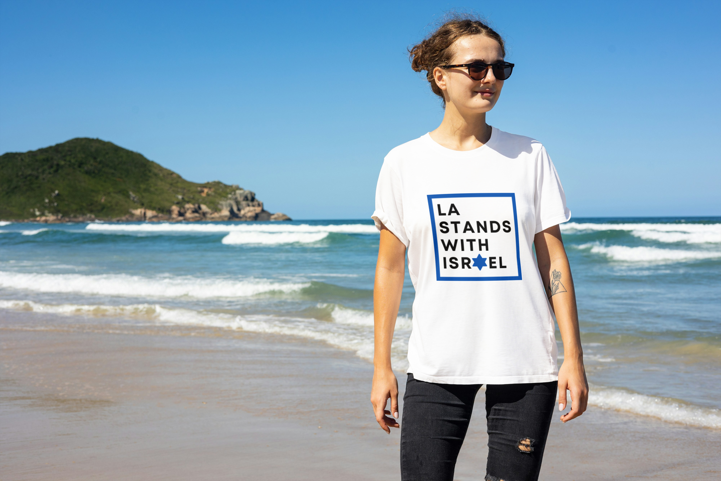 Stand with Israel - Los Angeles, CA T-Shirt