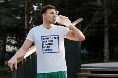 Schechter Bergen Stands with Israel Tshirt