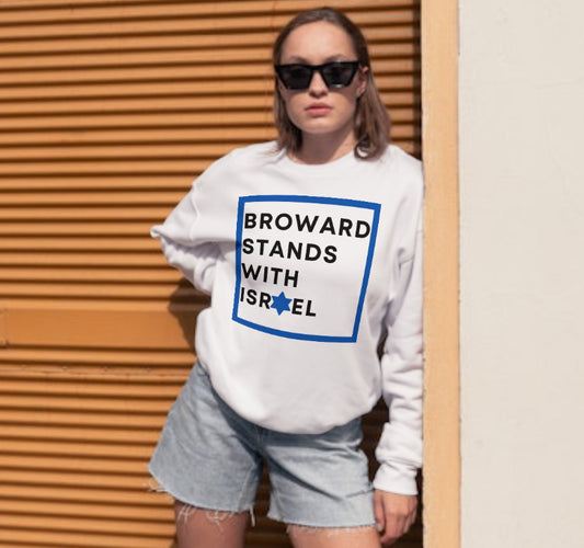 Stand with Israel - Broward Crewneck