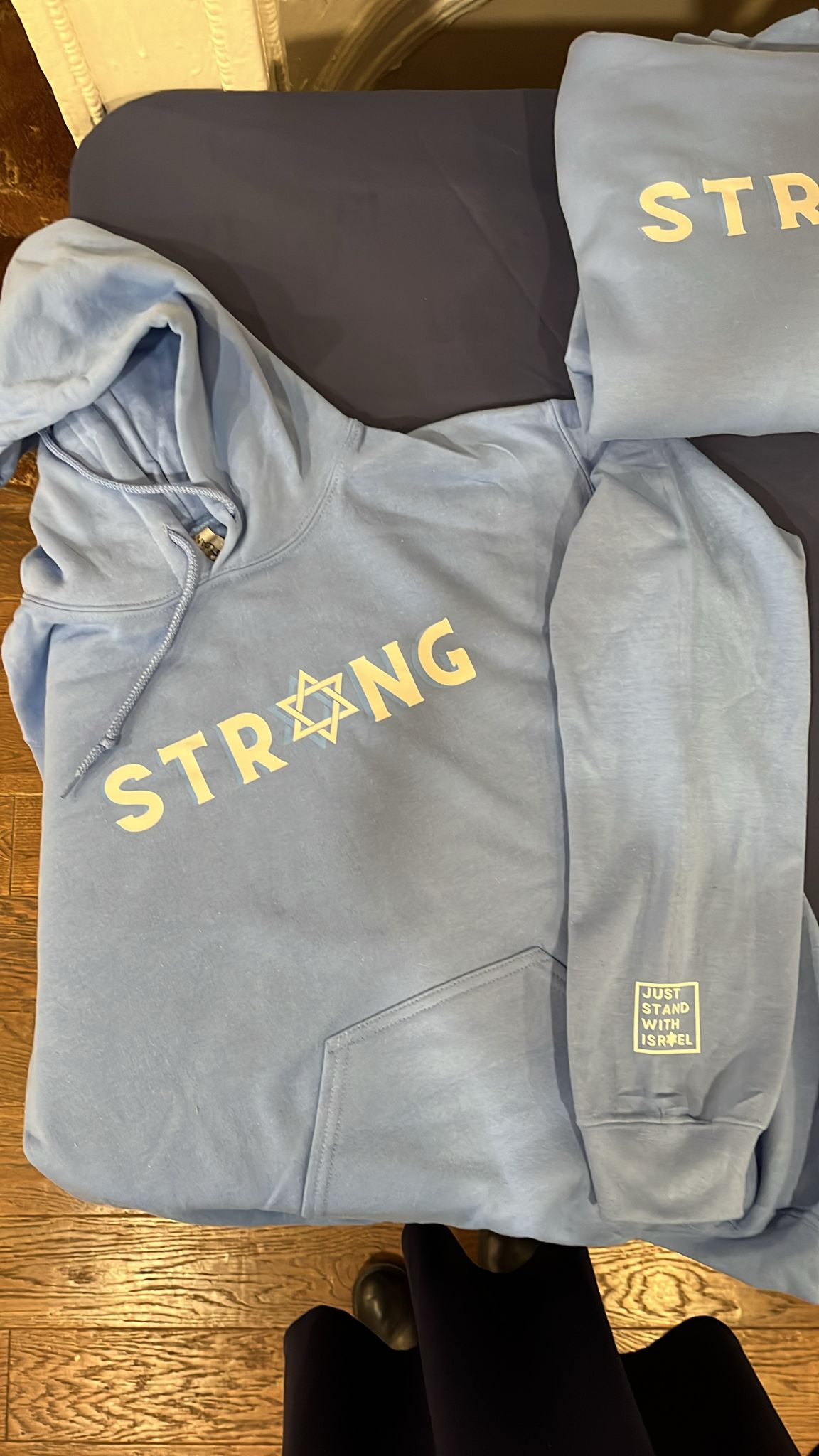 Strong Hoodie-blue