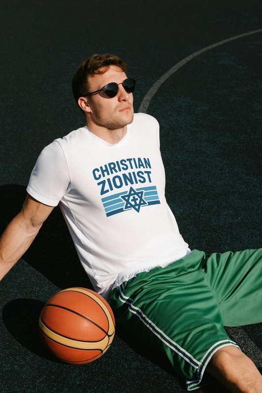 Christian Zionist- Tshirt White (unisex)