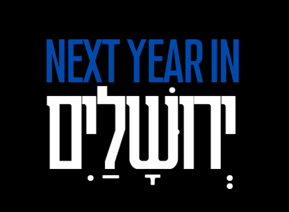 SALE-Next year in Jerusalem T-Shirt