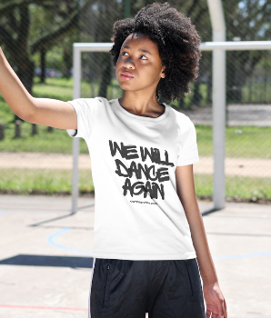 Graffiti We Will Dance Again T-Shirt White