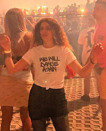 Graffiti We Will Dance Again T-Shirt White