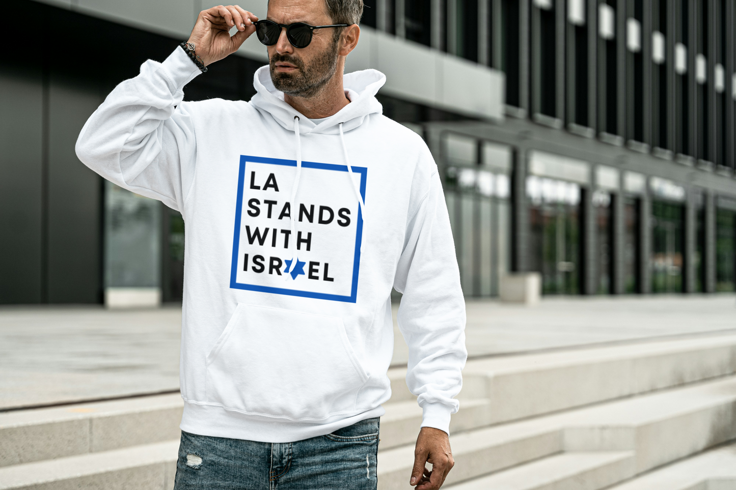 Stand with Israel - Los Angeles, CA Hoodie